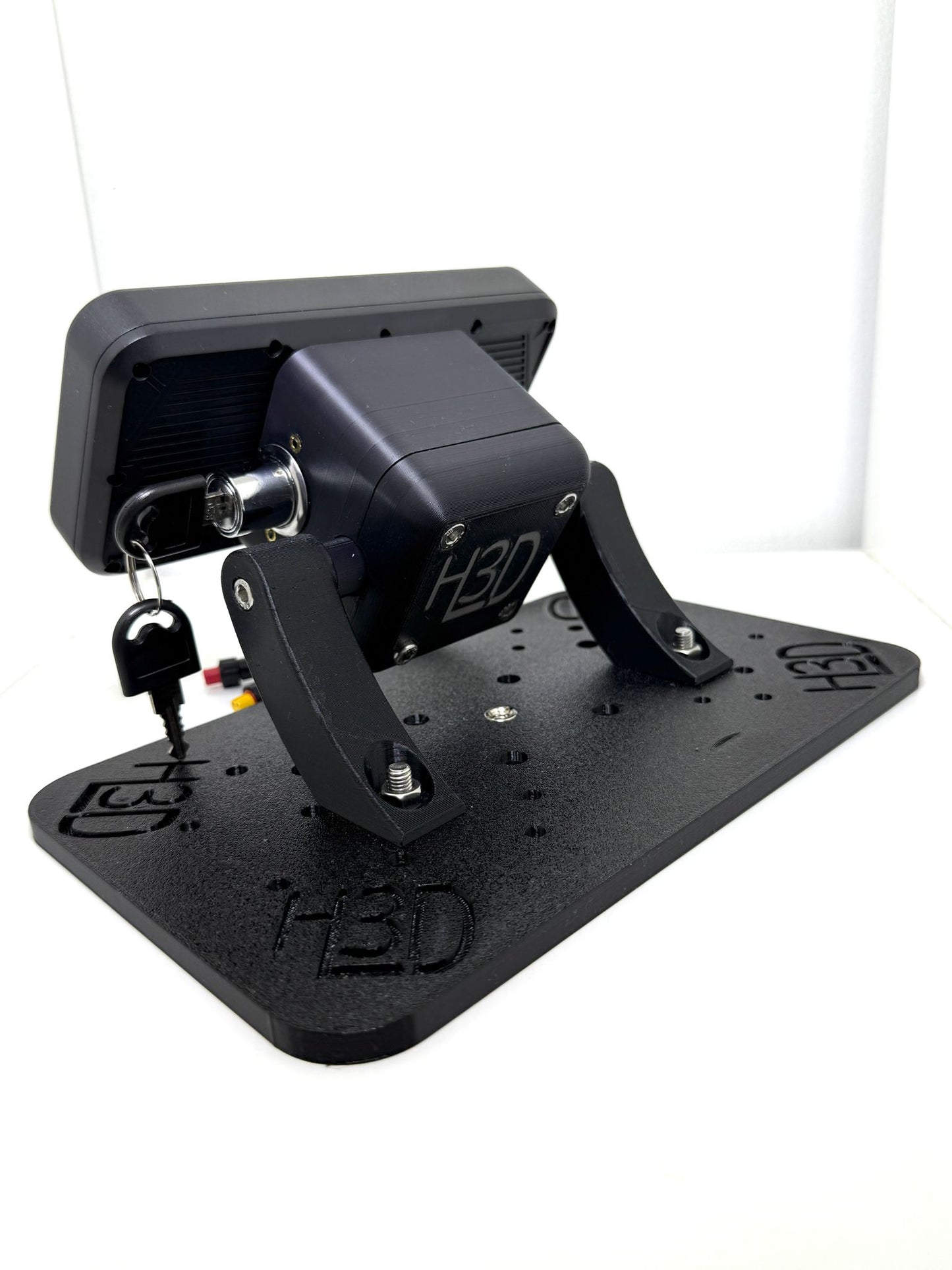 SOPORTE integral EXTRAÍBLE de GPS, Carplay, Smartphone, etc... para barra de motos