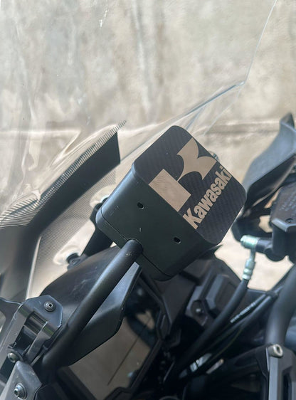 Soporte Carpuride EXTRAÍBLE con LLAVE para barra de moto GPS, Carplay, Smartphone, etc...