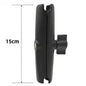 Soporte de montaje RAM. Compatible con soporte de brazo de doble enchufe de bola de 1 pulgada y 25mm para abrazadera de cámara de acción de motocicleta