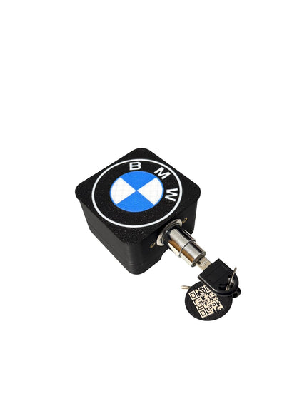 SOPORTE CARPURIDE EXTRAÍBLE con LLAVE para BARRA de moto GPS, Carplay, Smartphone, etc...